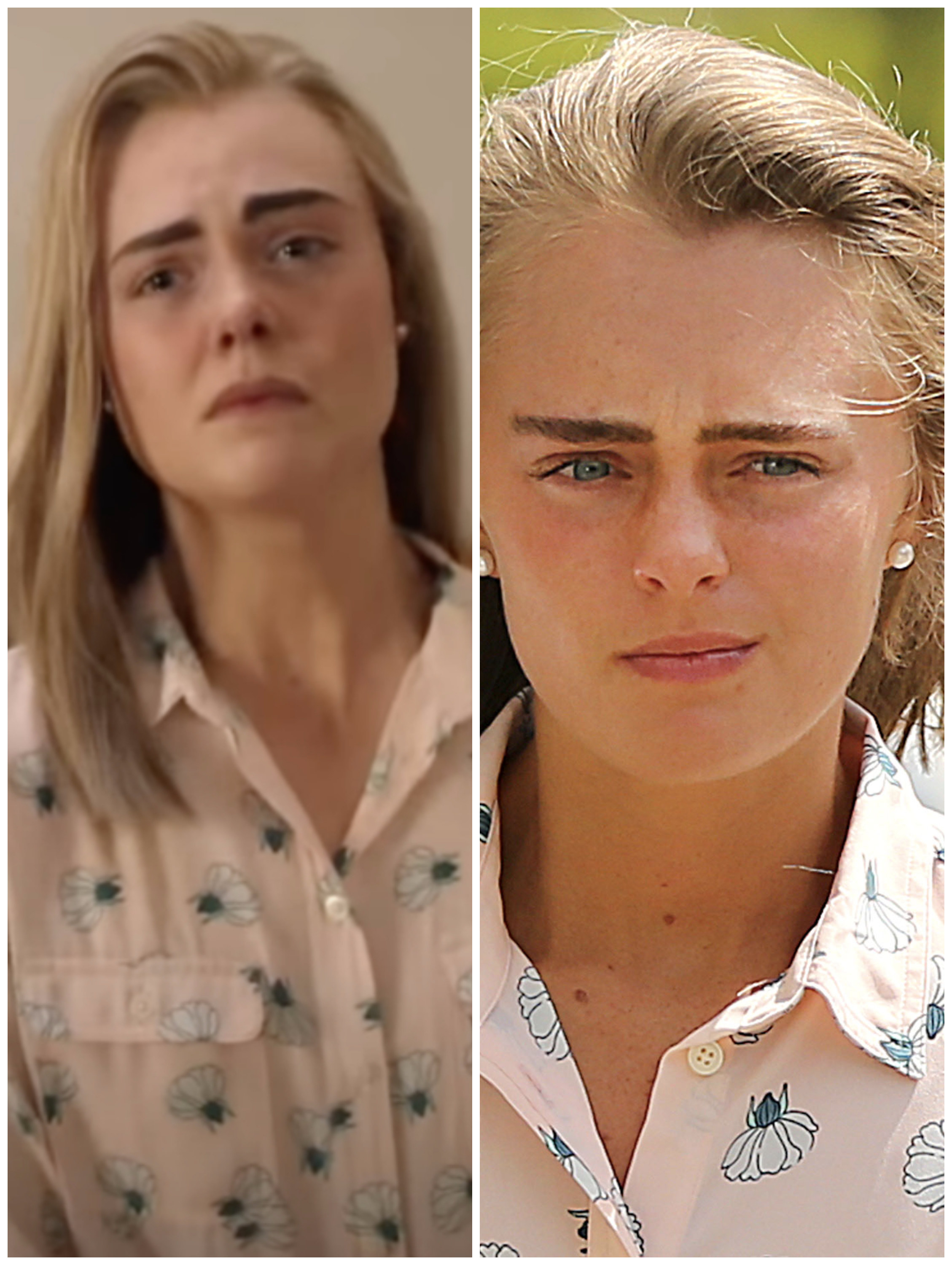 Elle Fanning in &quot;The Girl from Plainville&quot; vs. the real Michelle Carter