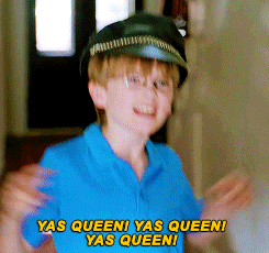 A child actor from Broad City saying &quot;Yas queen! Yas queen! Yas queen!&quot;