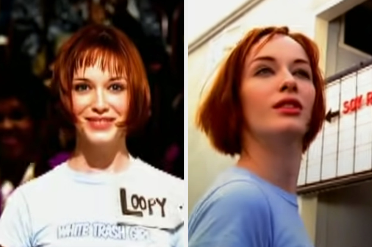 Christina Hendricks appears on a game show during the &quot;One Hit Wonder&quot; music video