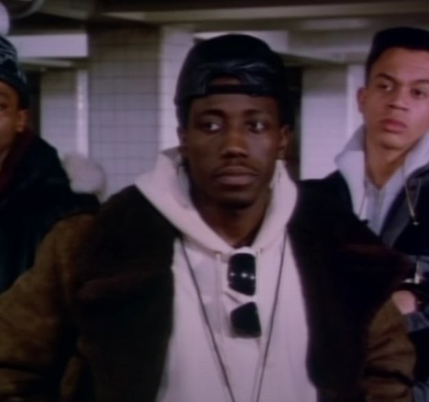 Wesley Snipes stares down Michael Jackson in the &quot;Bad&quot; music video