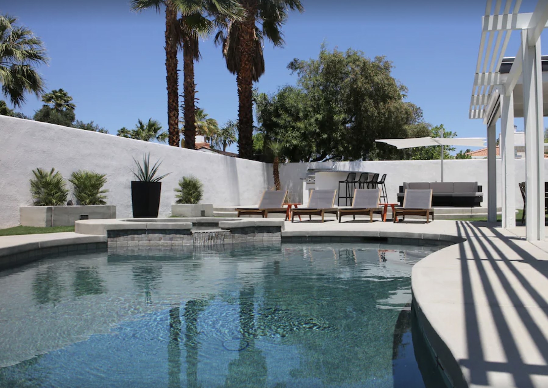 Modern pool in Palm Springs
