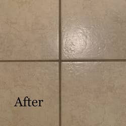 after, the grout clean