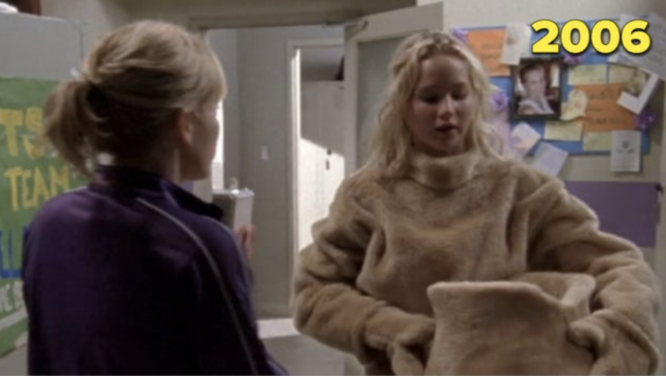 Jennifer Lawrence in a bear costume on &quot;Monk&quot;