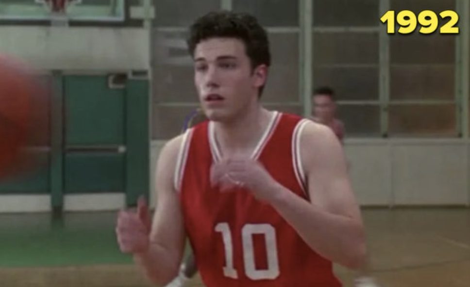Ben Affleck playing basketball in the &quot;Buffy&quot; movie