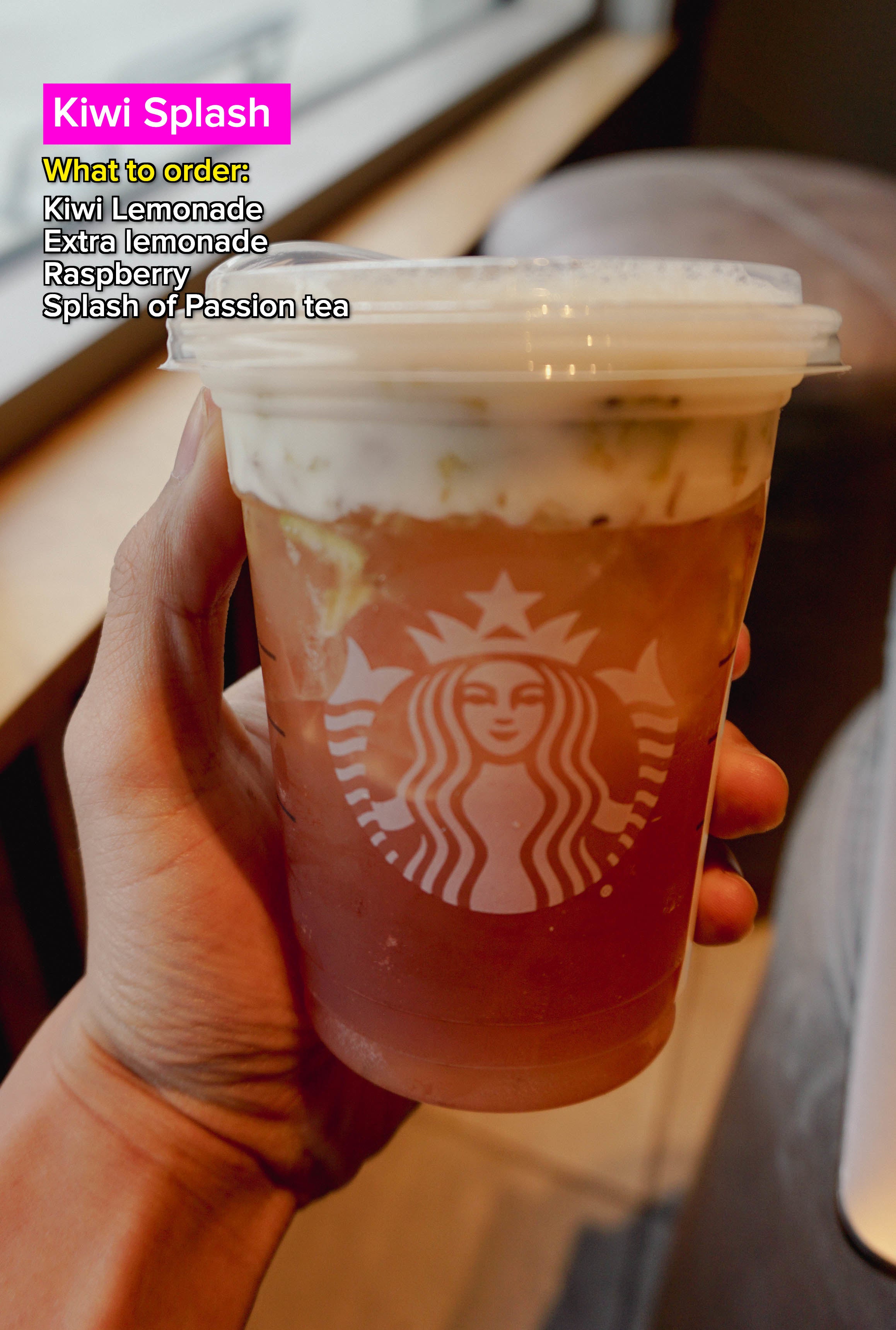 Starbucks Kiwi Splash drink