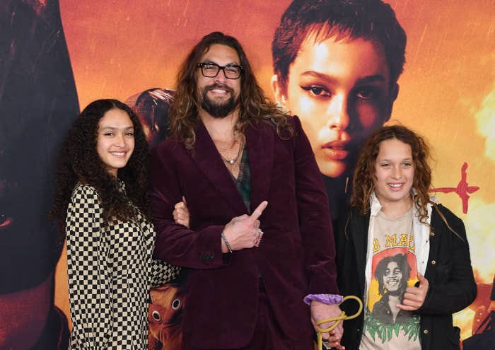 Jason Momoa and his kids