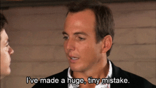 Gif of Will Arnett in Arrested Development saying, &quot;I&#x27;ve made a huge, tiny mistake&quot;