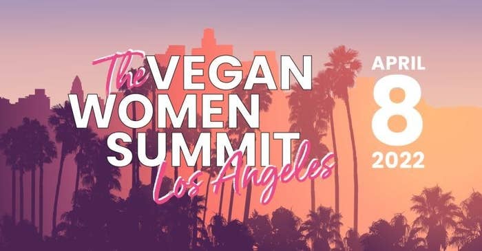 poster for vegan women summit