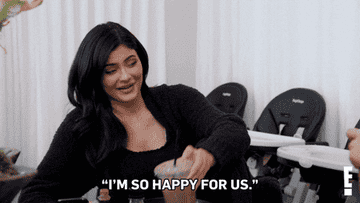 Kylie Jenner says &quot;I&#x27;m so happy for us&quot; with a friend who says &quot;I&#x27;m so proud of us&quot; on &quot;Keeping Up With The Kardashians&quot;