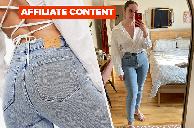 stradivarius mom jeans review