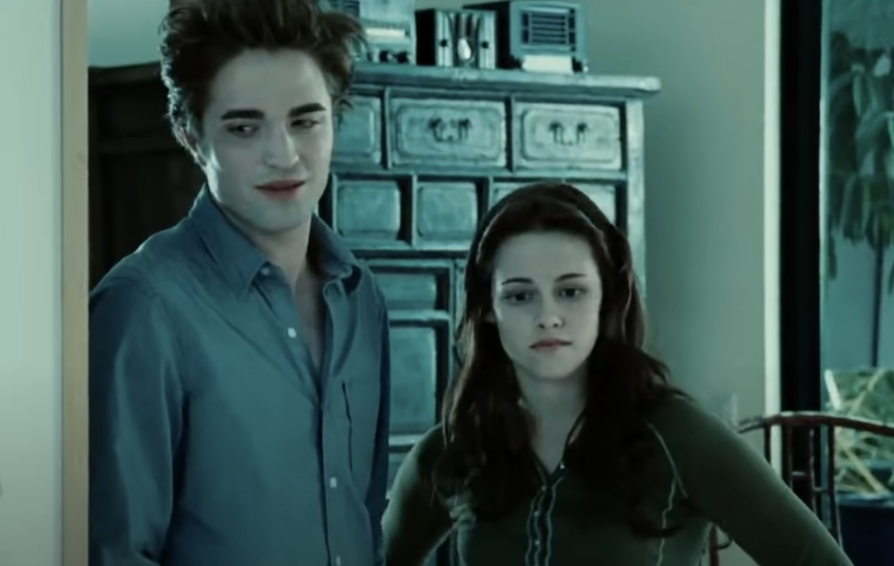 Bella and Edward standing together