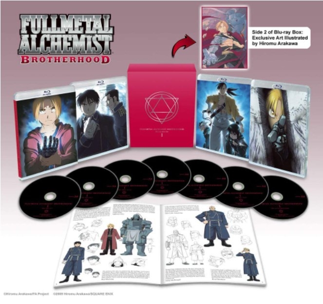 Box set de blue ray de Fullmetal Alchemist brotherhood