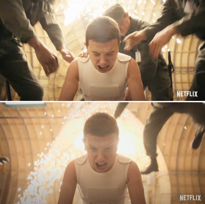 Eleven screaming