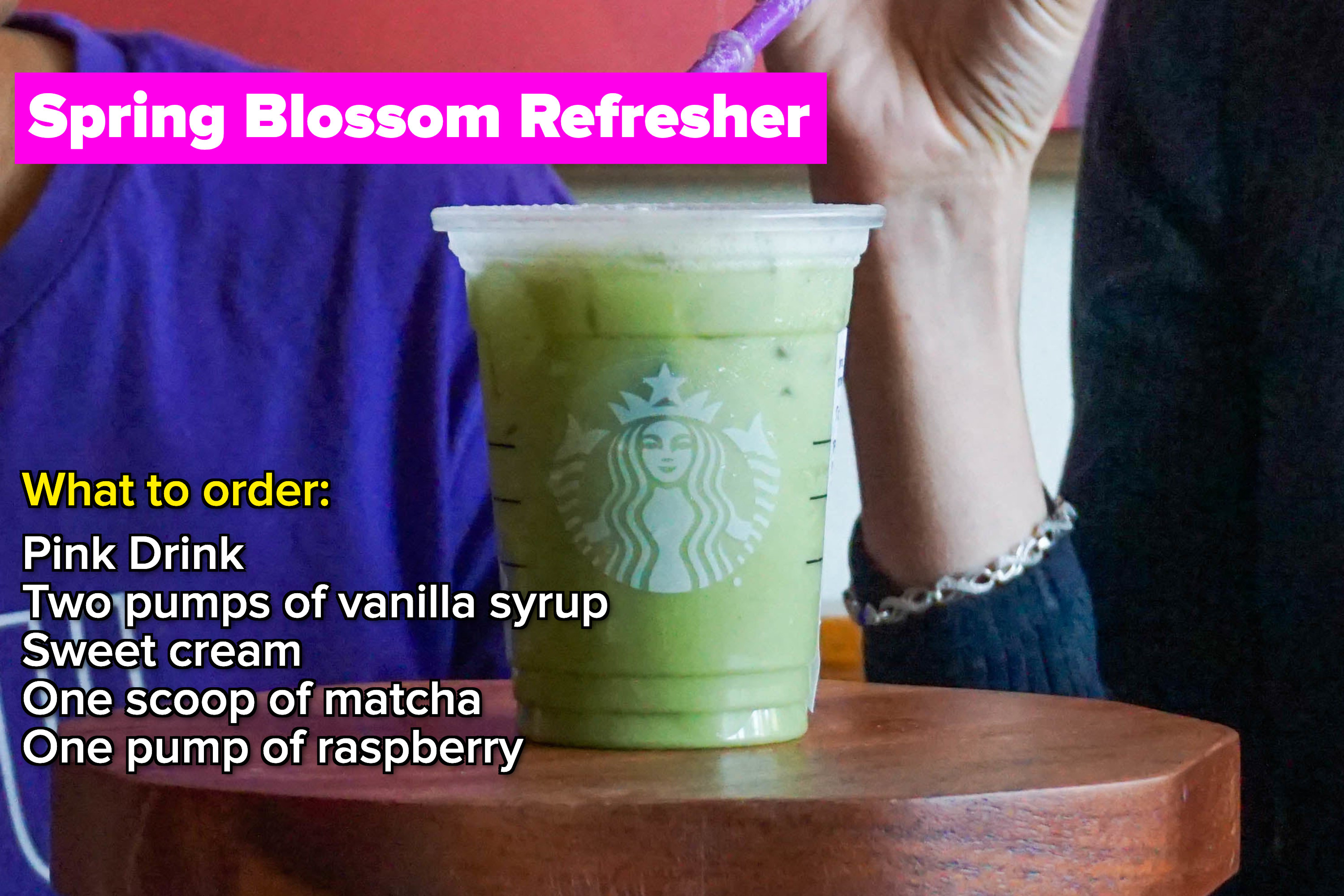 Starbucks Spring Blossom Refresher drink