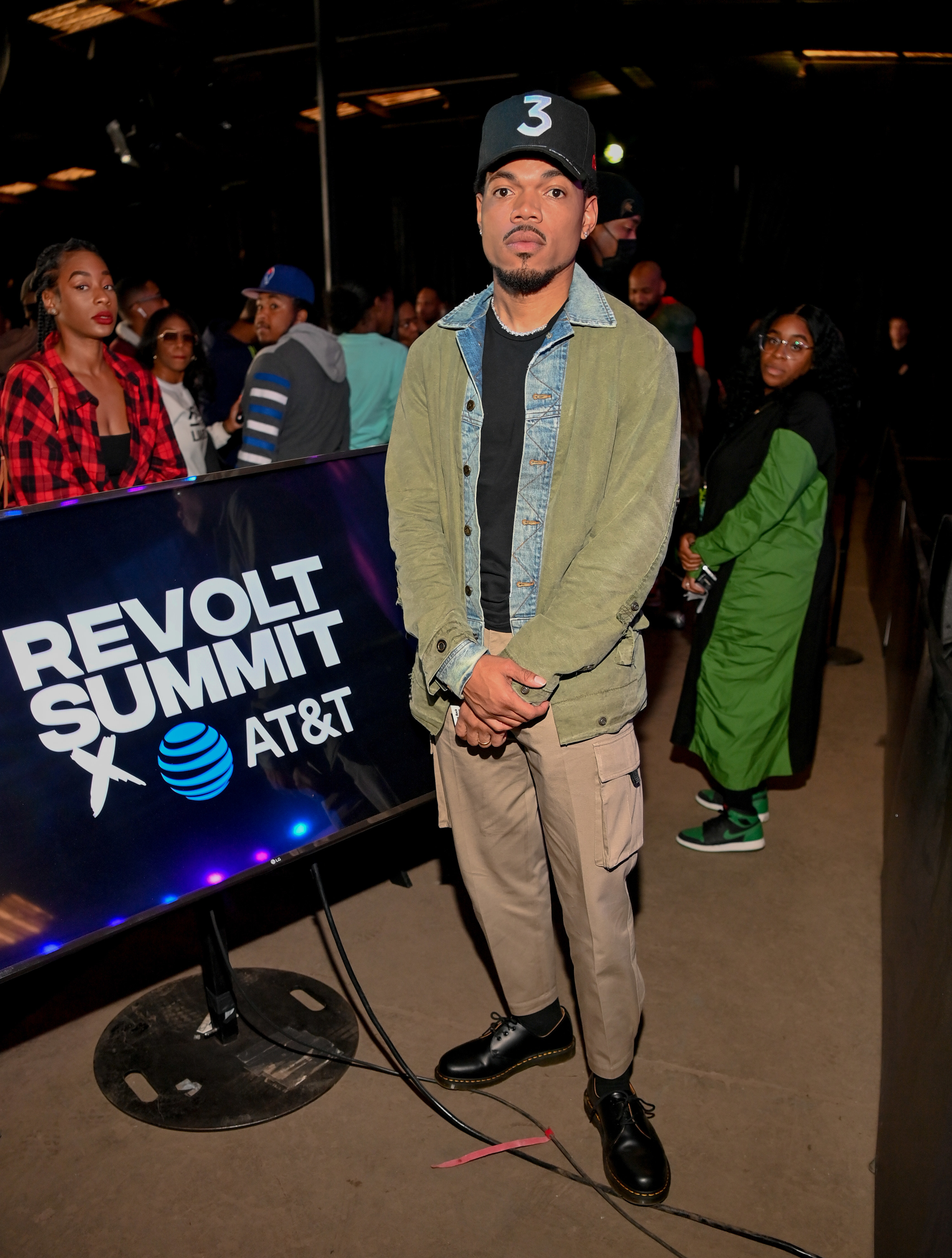 Chance The Rapper attends 2021 revolt Summit at 787 Windsor on November 11, 2021