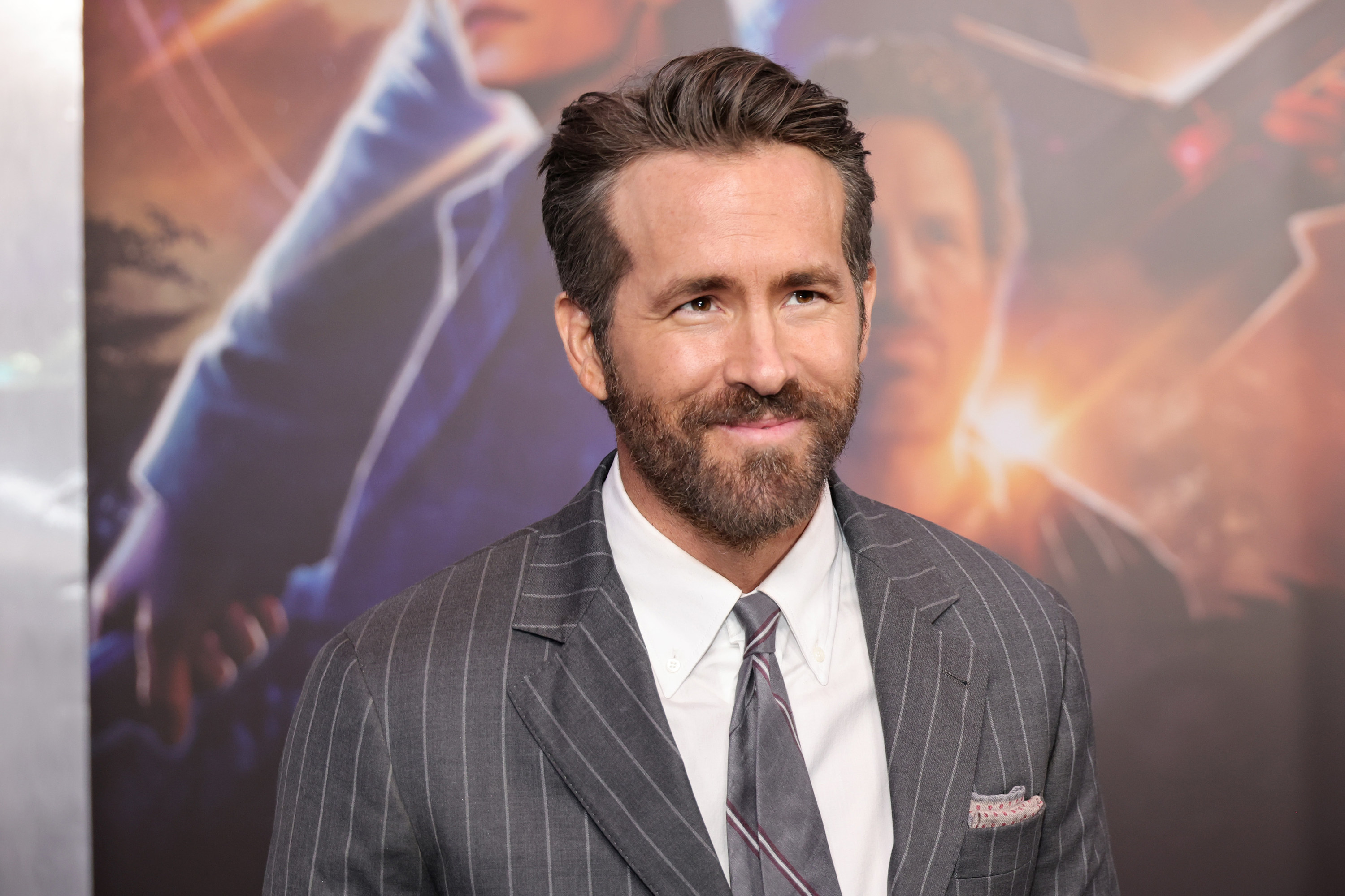 Ryan Reynolds attends &quot;The Adam Project&quot; New York Premiere on February 28, 2022