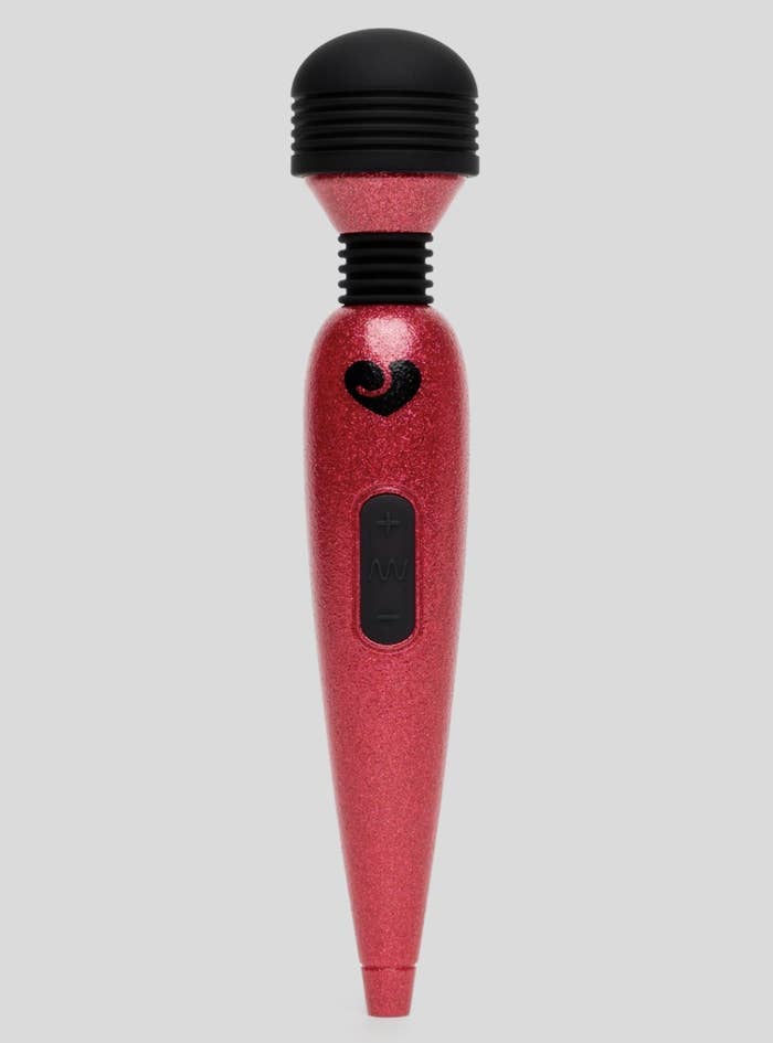 The sparkly red mini massage wand