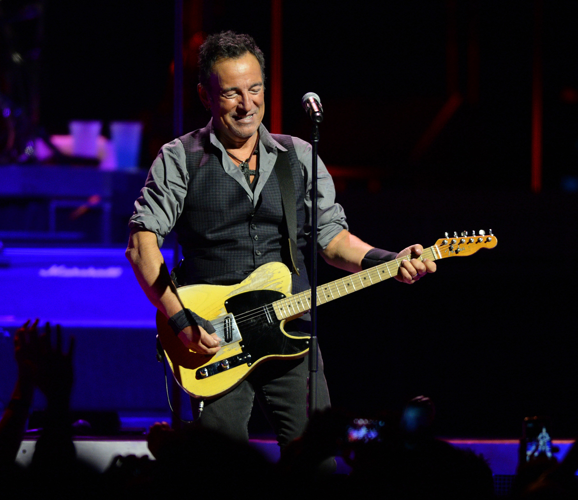 Bruce Springsteen and the E Street Band perform at TD Garden in Boston on Thursday, February 04, 2016