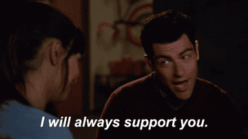 Schmidt tells Cece that he will always support her