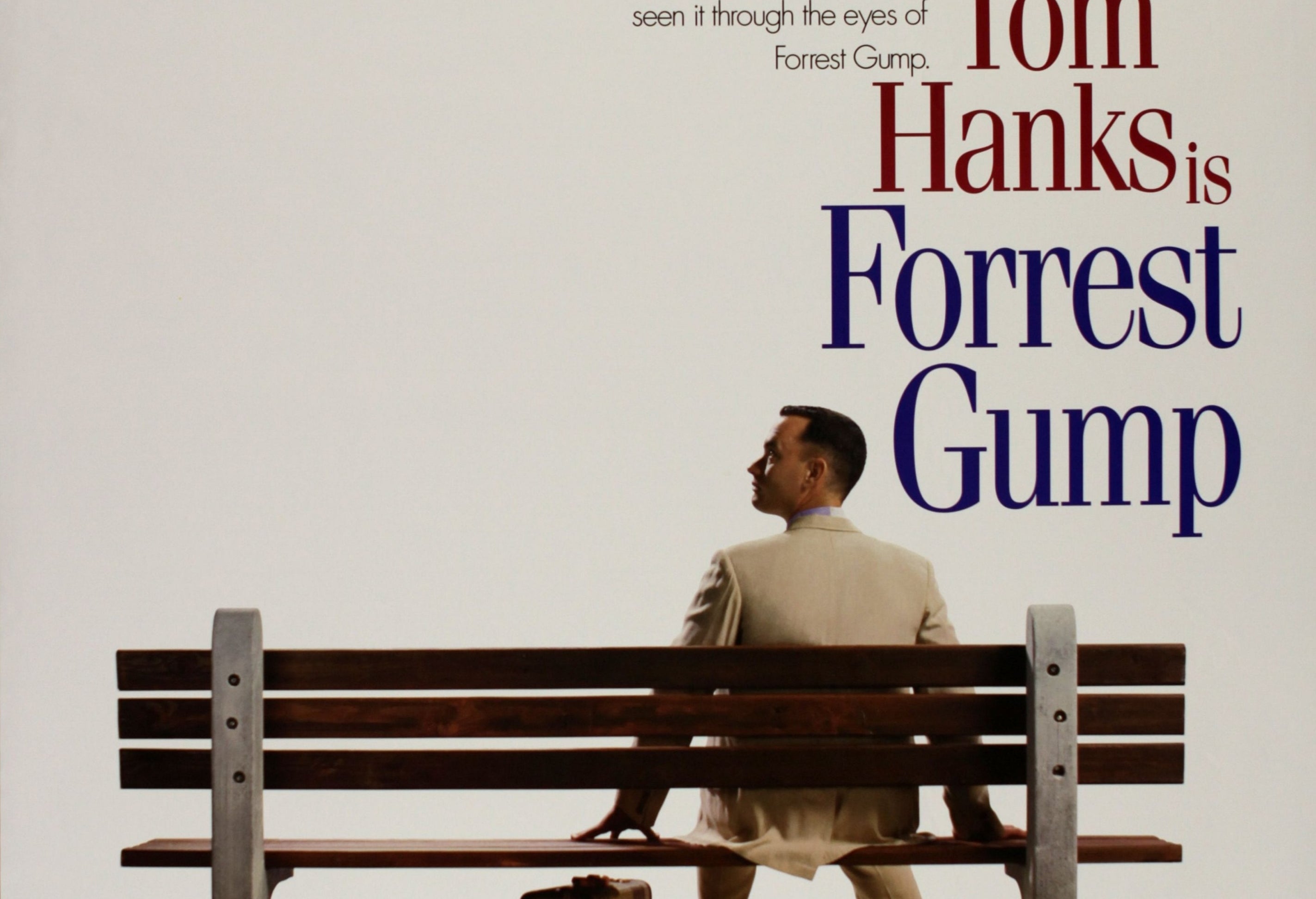 The poster for the movie Forrest Gump