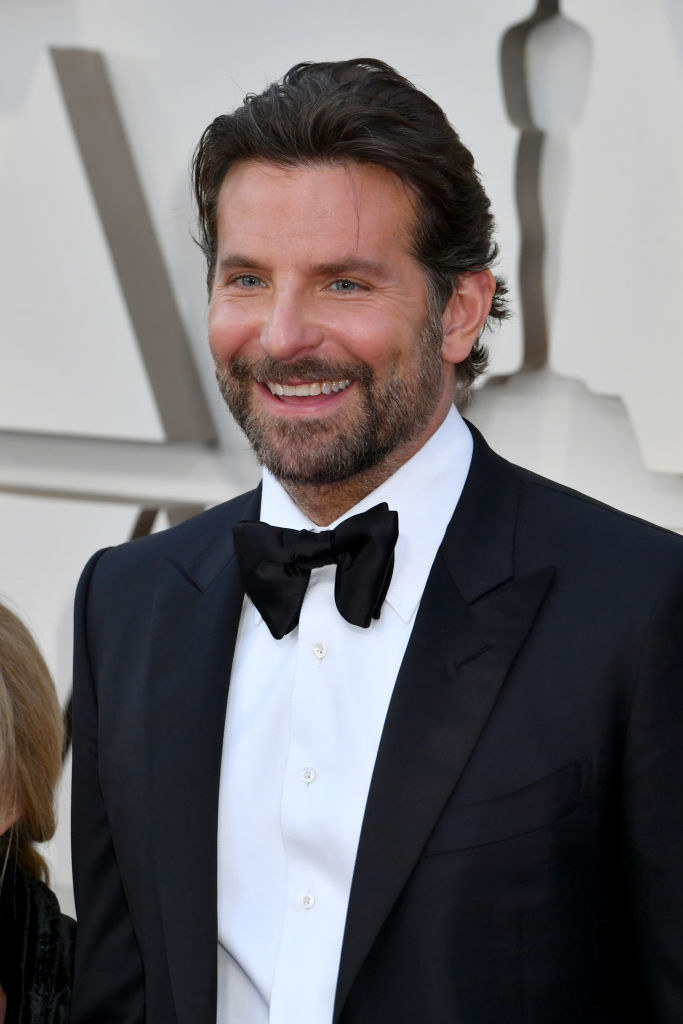 Bradley in a bow tie smiling on the red carpet