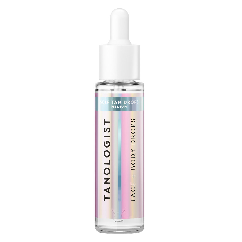 A bottle of Tanologist Self Tanner Drops
