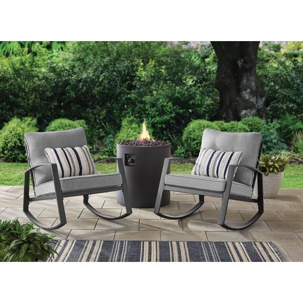 Walmart outdoor chair set hot sale