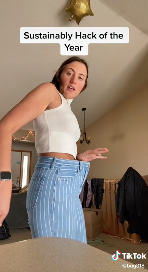 Showering In Tight Jeans TikTok Hack