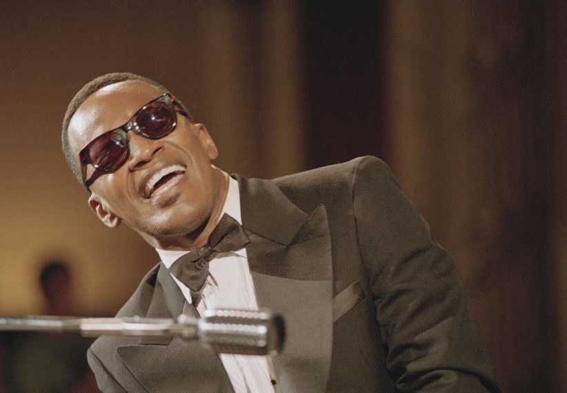 Jamie Foxx as Ray Charles in &quot;Ray.&quot;