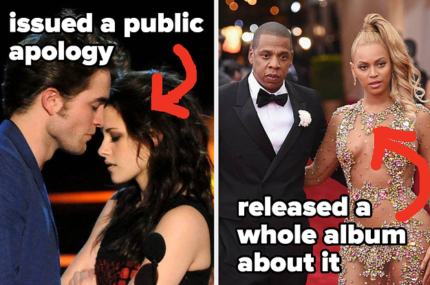 18 Famous Couples Who've Been Caught In Major Cheating Scandals — And Then Responded Publicly