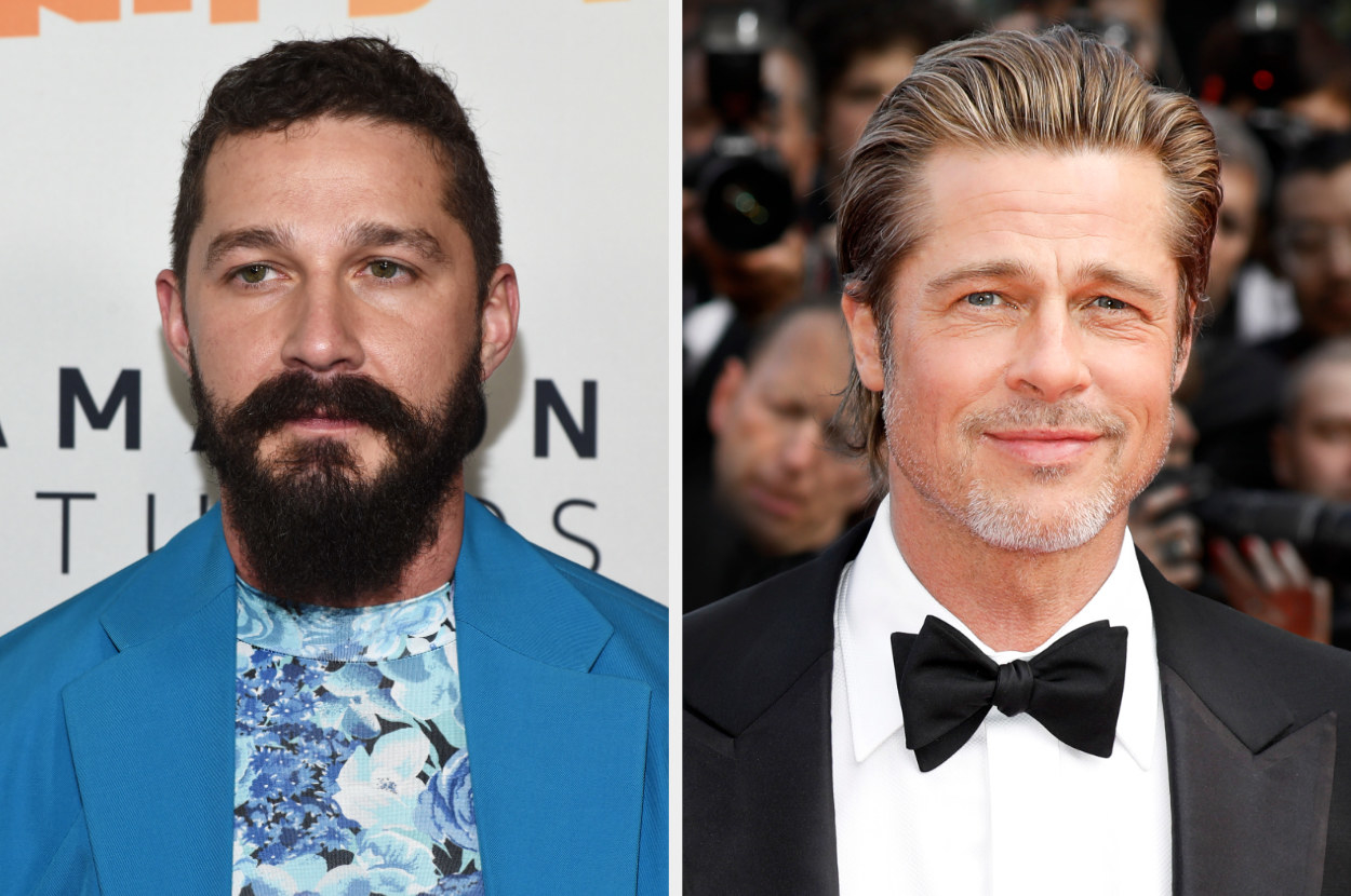 Shia LaBeouf and Brad Pitt