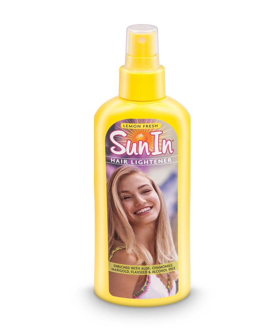 A bottle of Sun In Hair Lightener