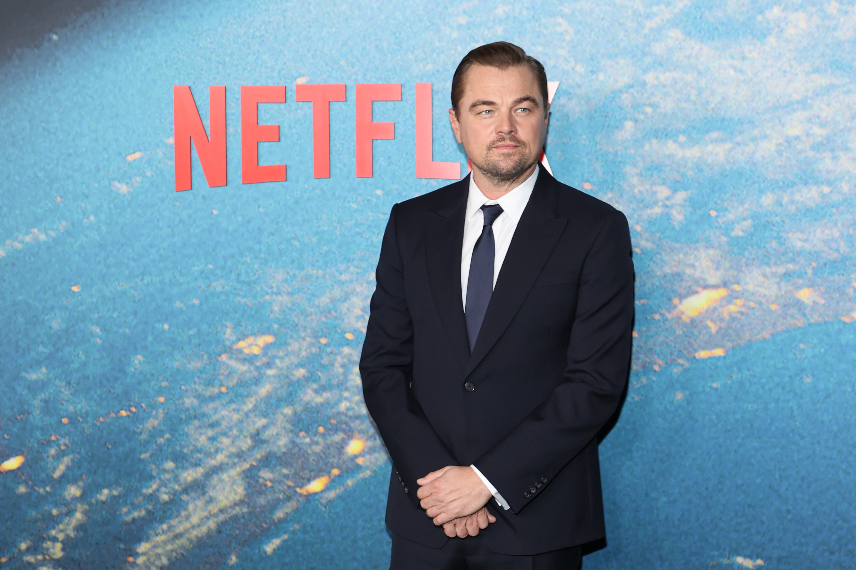 Leo at a Netflix event