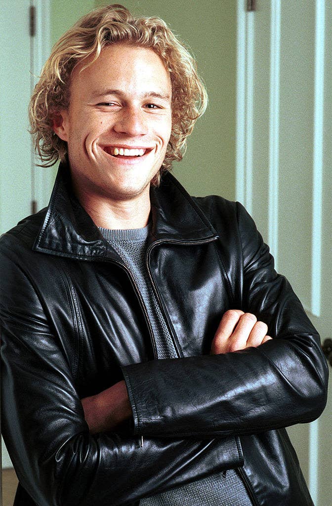 Ledger posing for a portrait in 2000
