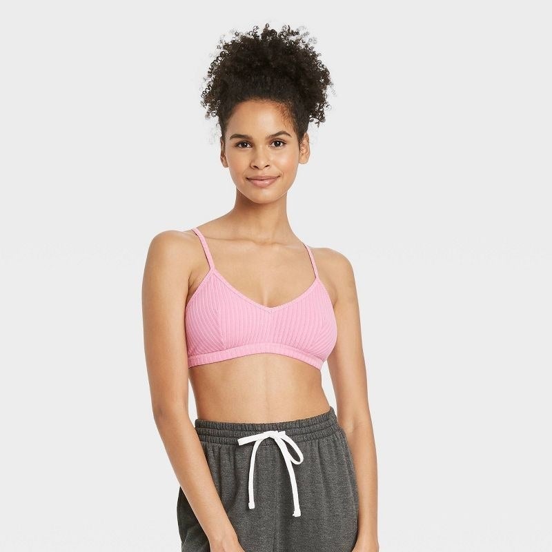target black bralette