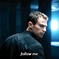 Tobias &#x27;Four&#x27; From Divergent saying &quot;follow me&quot;