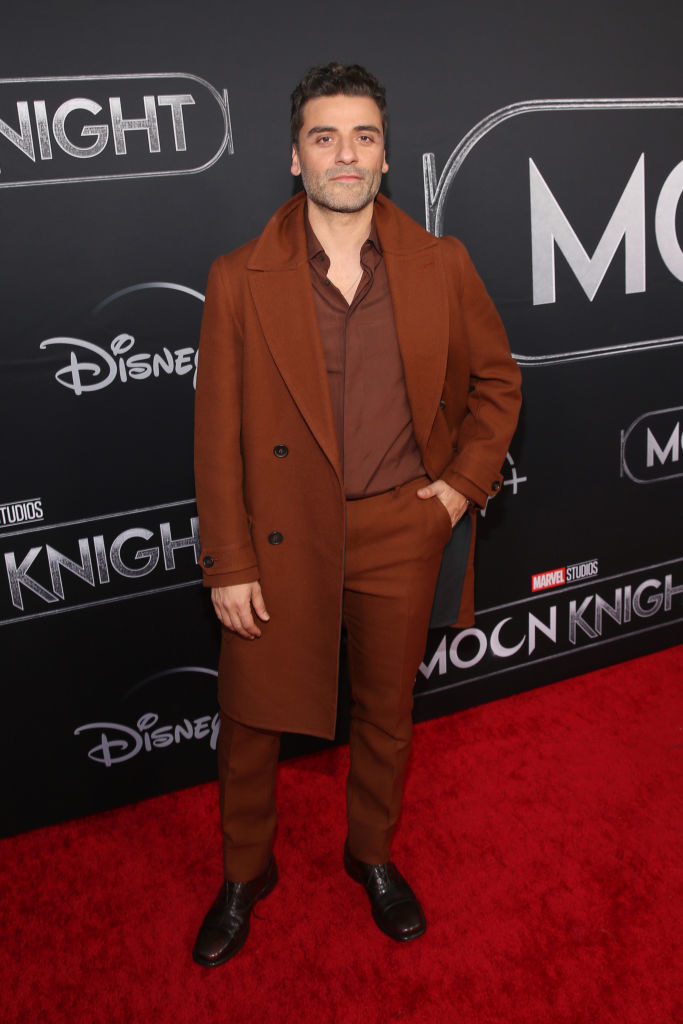 Oscar Isaac at the red carpet premiere of &quot;Moon Knight&quot;