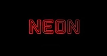 The logo for Neon in the trailer for &quot;Crimes of the Future&quot;