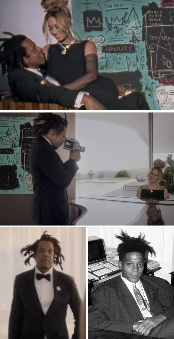 Jay-Z and Beyoncé successful  the "About Love" Tiffany &amp;amp; Co. campaign; Basquiat astatine  a day   enactment      successful  New York City successful  the '80s