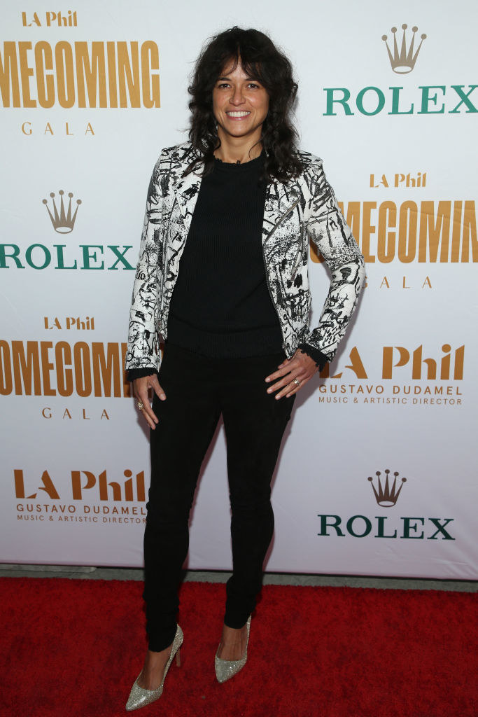 Michelle Rodriguez at an LA Phil event