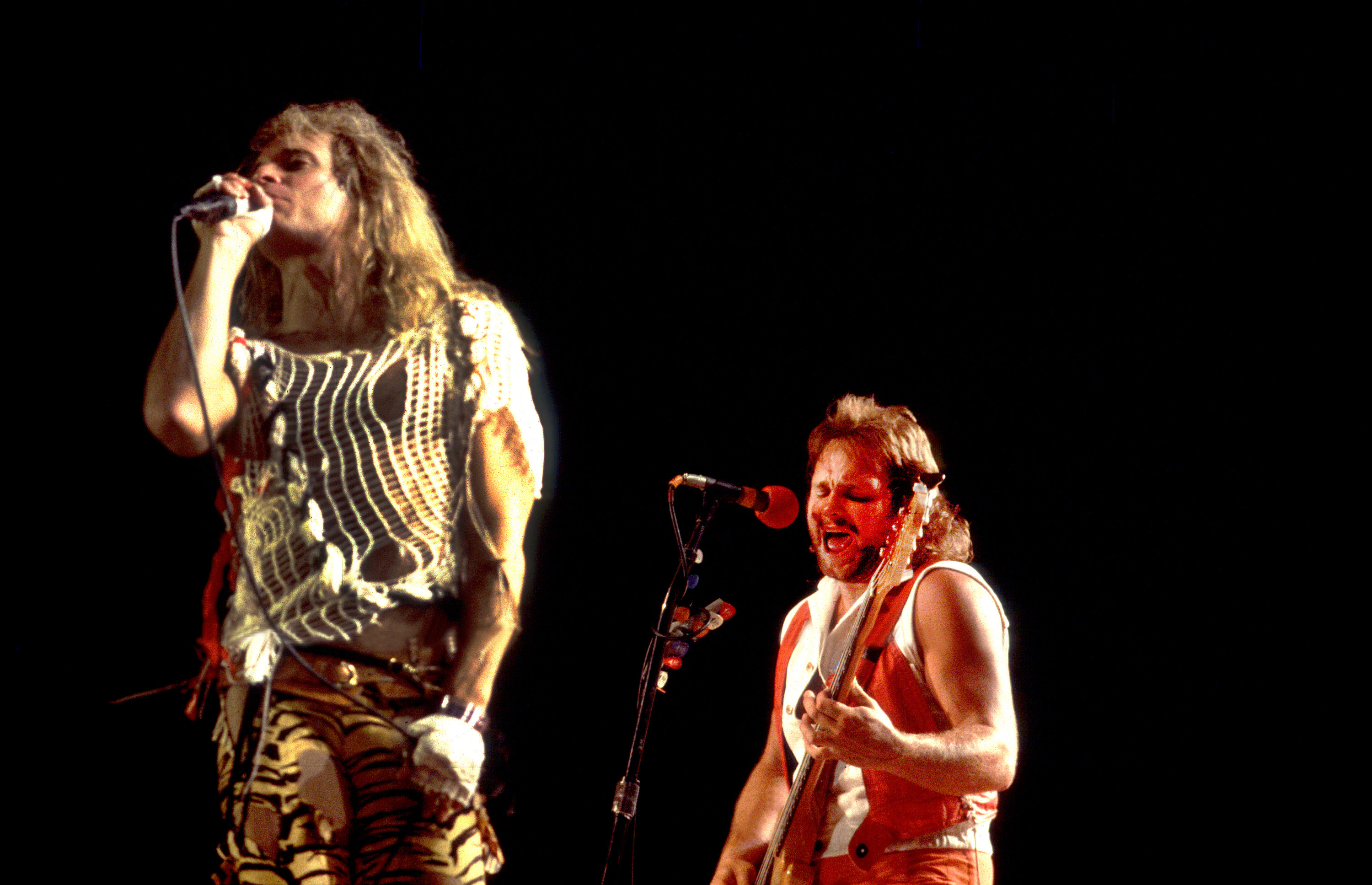 Van Halen performing in 1983