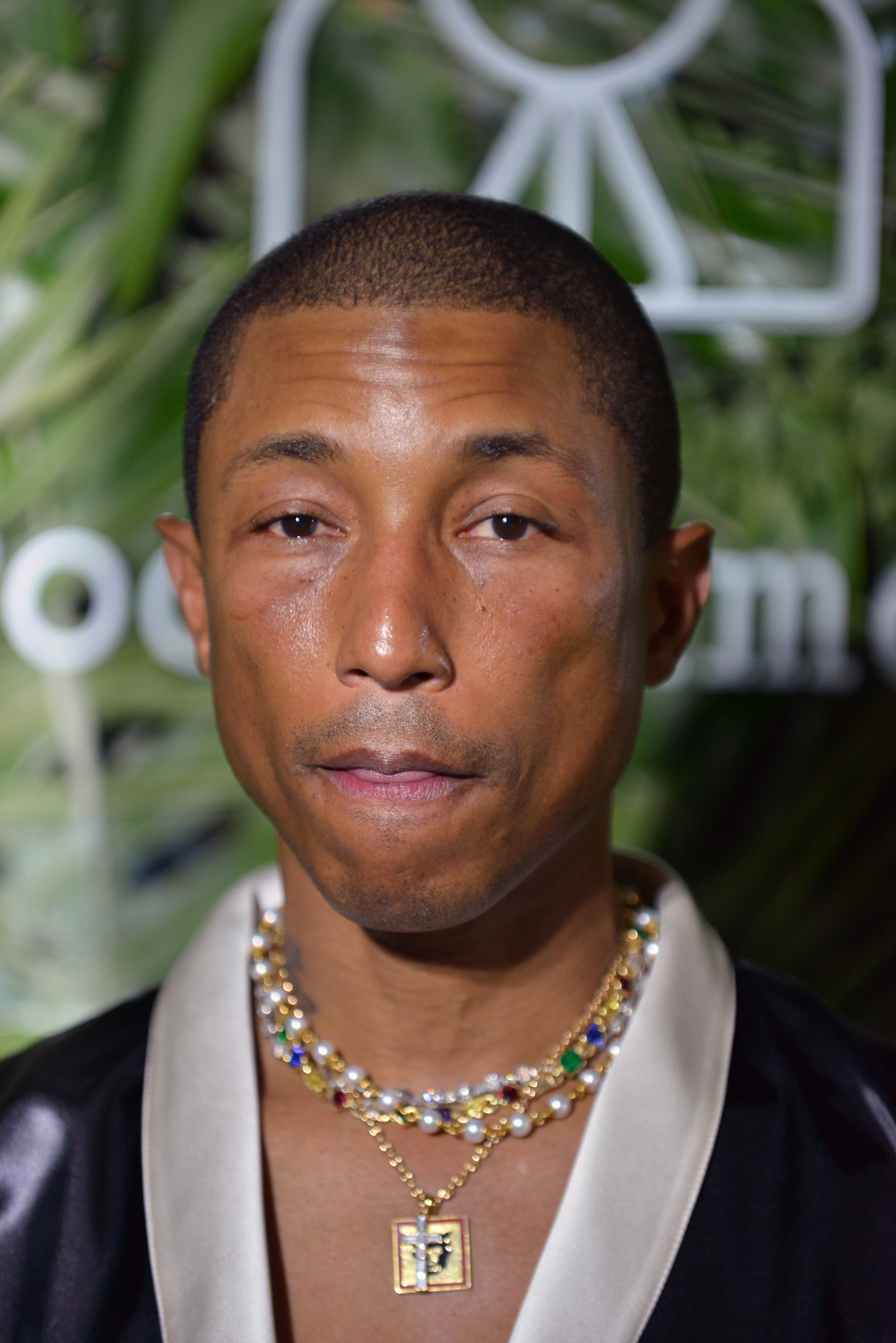 Pharrell Williams attends the Inter Miami CF Season Opening Party Hosted By David Grutman and Pharrell Williams at The Goodtime Hotel on April 16, 2021 in Miami Beach, Florida