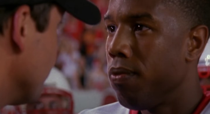 Vince Howard stares at his coach