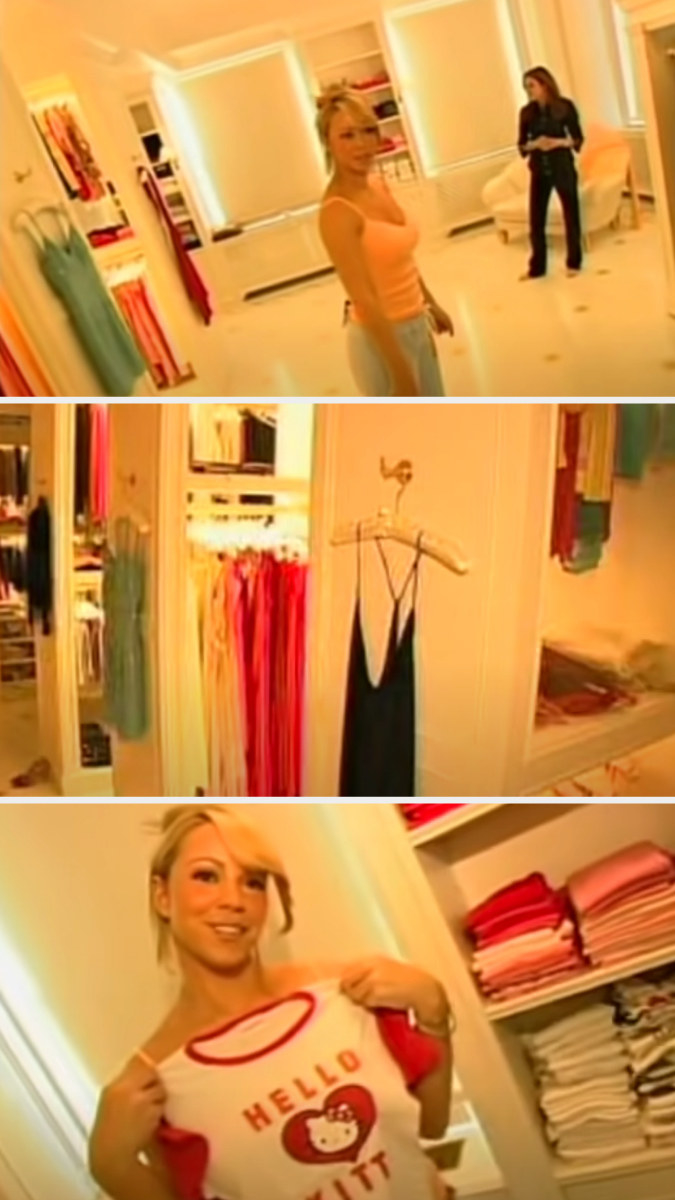 Carey on her infamous 2002 episode of &quot;MTV Cribs&quot;
