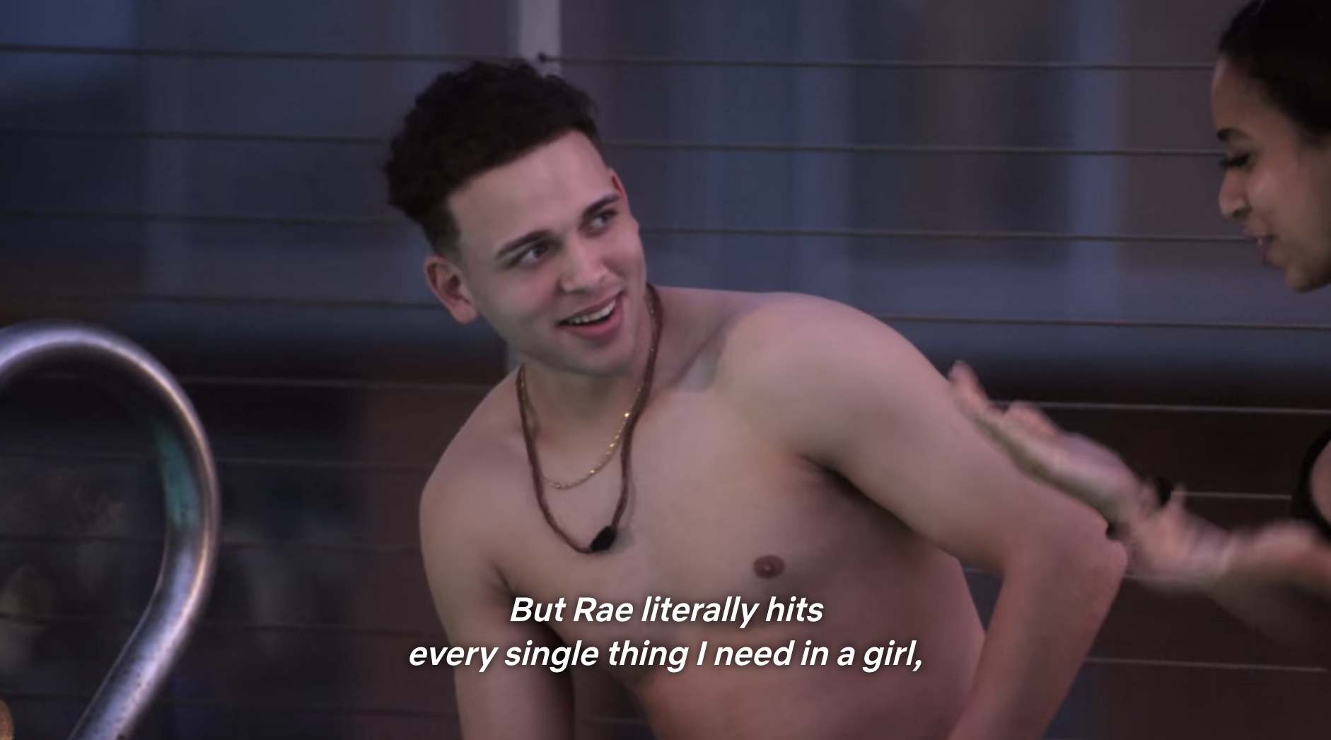 Jake saying Rae is the perfect girl