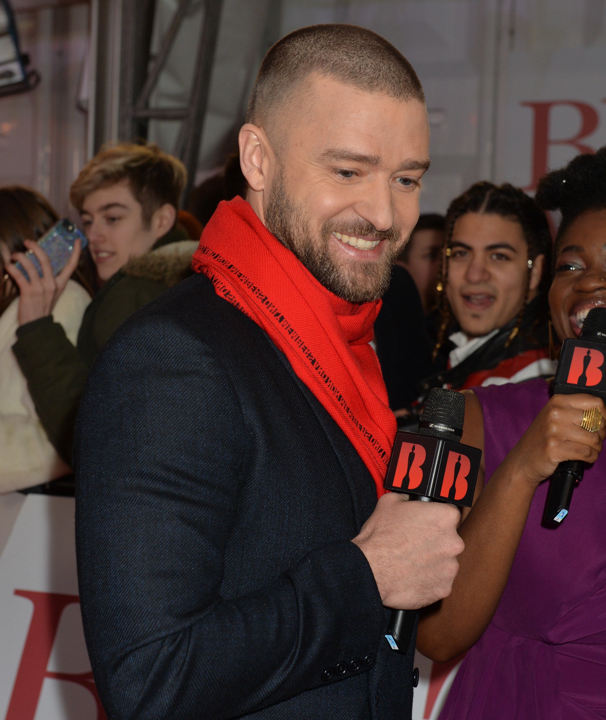 Justin Timberlake attends The BRIT Awards 2018 Red Carpet, The O2, London, UK, Wednesday 21 Feb 2018