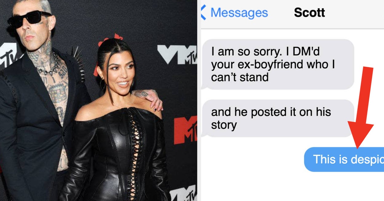 Kourtney Kardashian Revealed What She Texted Scott Disick After He Was Exposed For Talking Crap About Her And Travis Barker