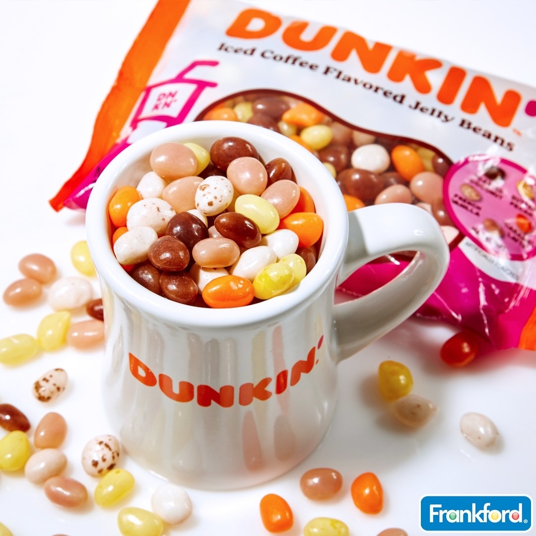 A mug of Dunkin&#x27; Iced Coffee Flavored Jelly Beans