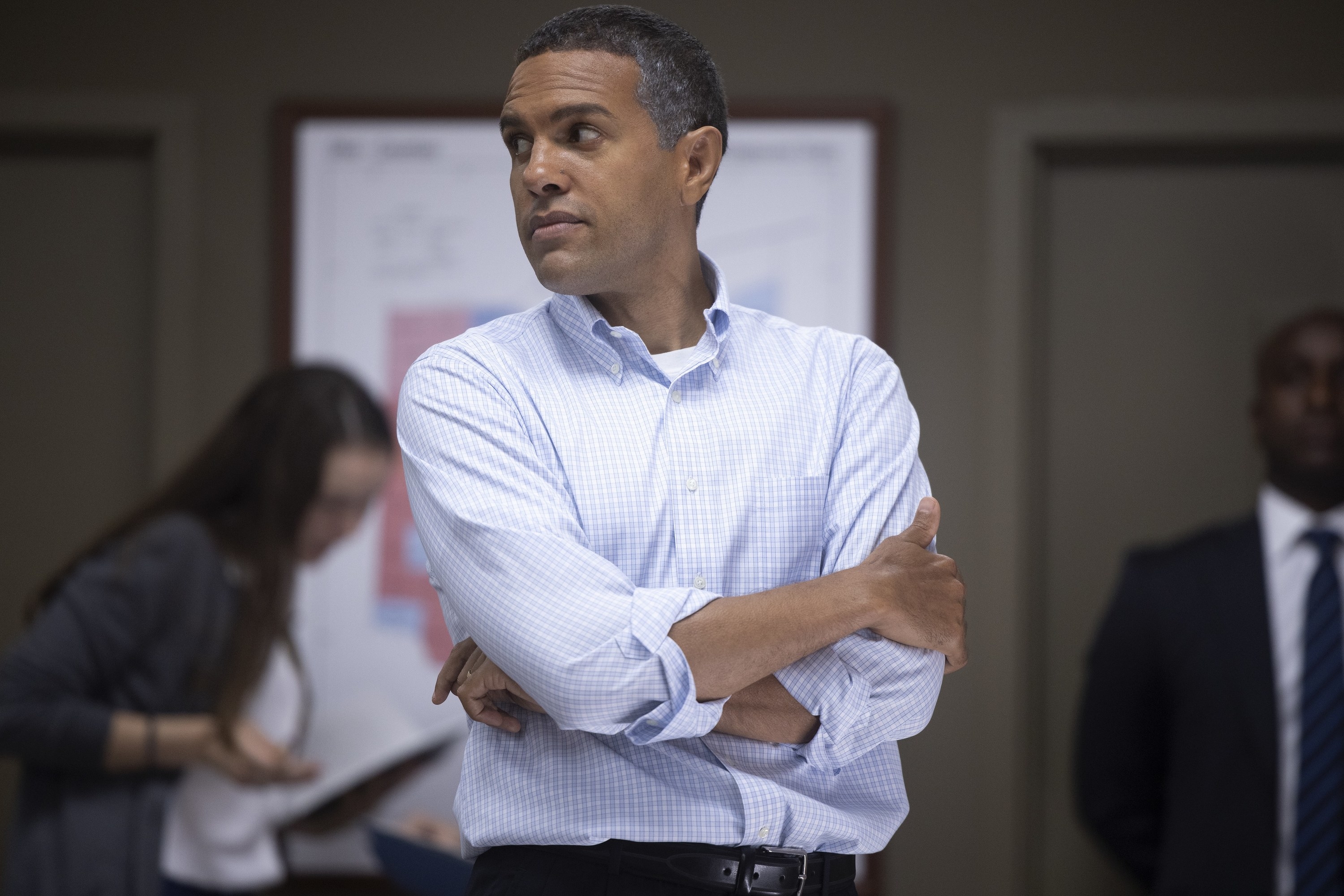 O-T Fagbenle as Barack Obama in THE FIRST LADY