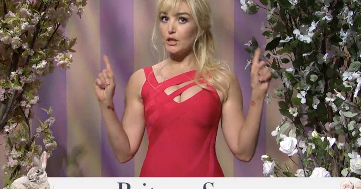 SNL Made Fun Of Britney Spears' Pregnancy Announcement(02)